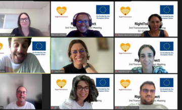 Picture of RTCN project partners during their online meeting 